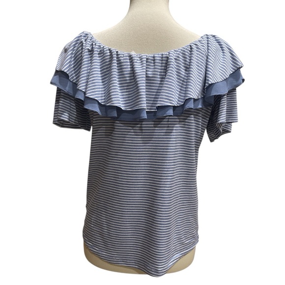 Hem & Thread Off-the-Shoulder Ruffled Top Size Large New - Picture 5 of 11